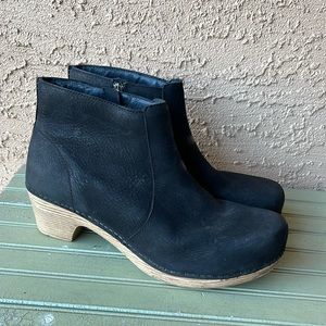 Dansko Clog Zipper Boot